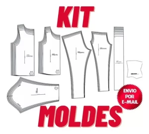 Kit de Moldes para Costura: os melhores moldes para criar peças perfeitas com facilidade e precisão. Transforme sua costura hoje mesmo!