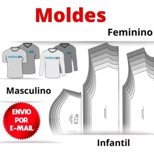 Kit de Moldes para Costura: os melhores moldes para criar peças perfeitas com facilidade e precisão. Transforme sua costura hoje mesmo!